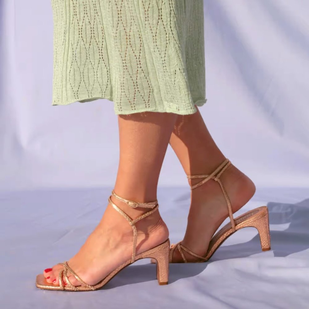 Rouje Yolande Python Sandals